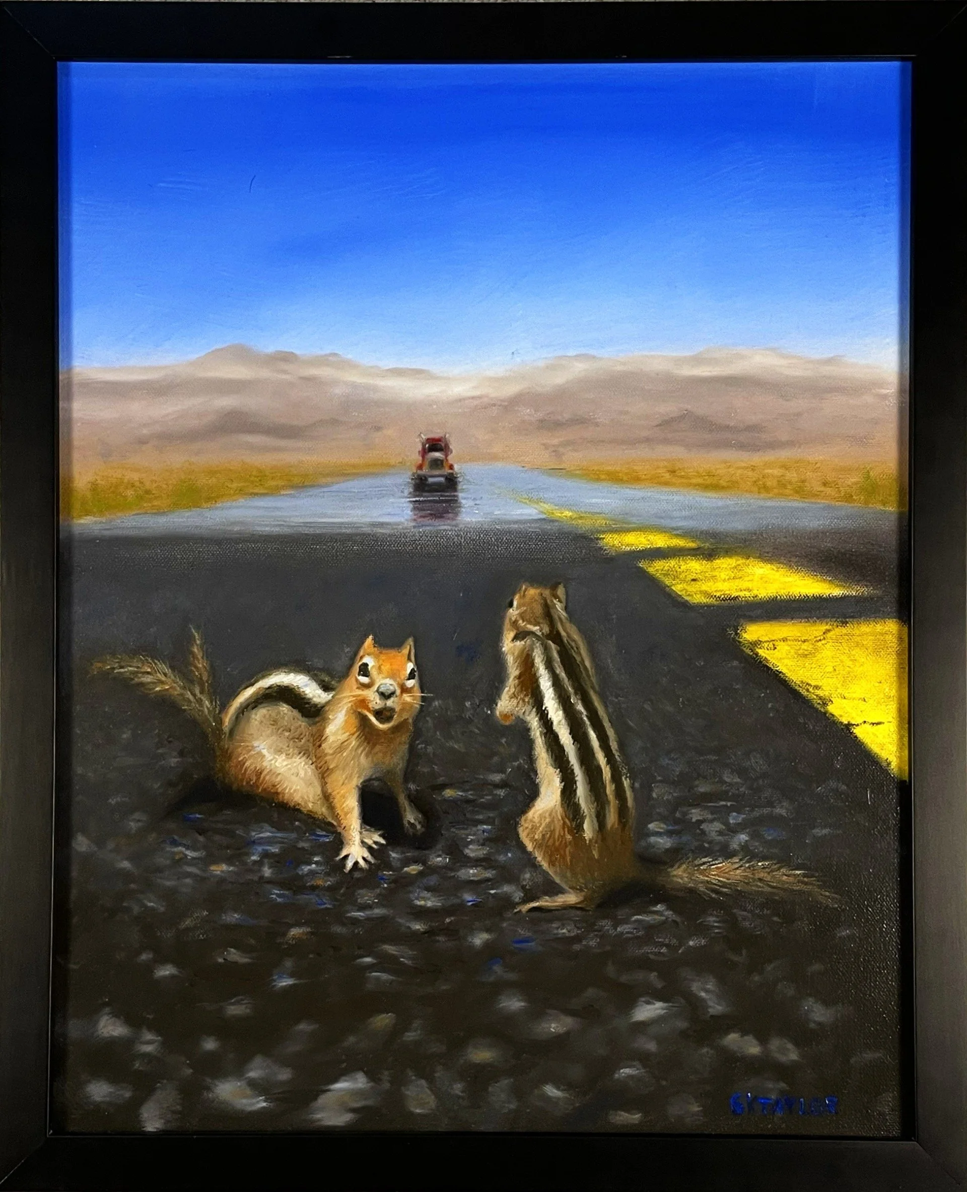 Little Time | oil on canvas | 17 x 21 (framed) | $400