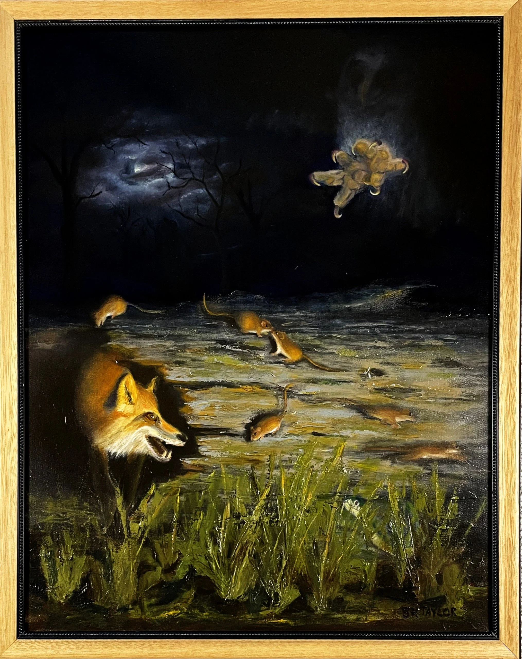 Forest Dangers | oil on canvas | 24 x 30 (framed) | $950