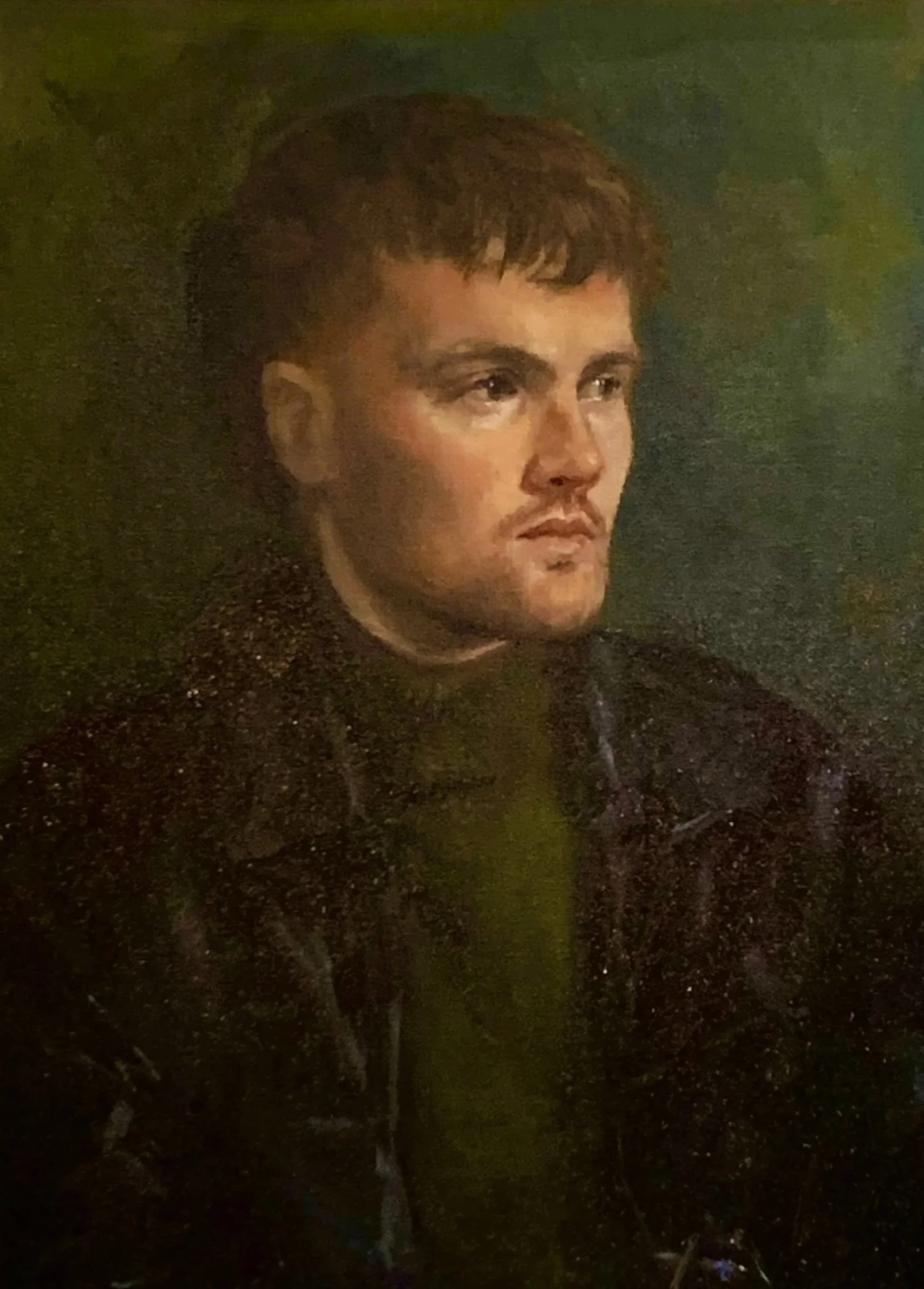 Valentine, oil on linen, 2026