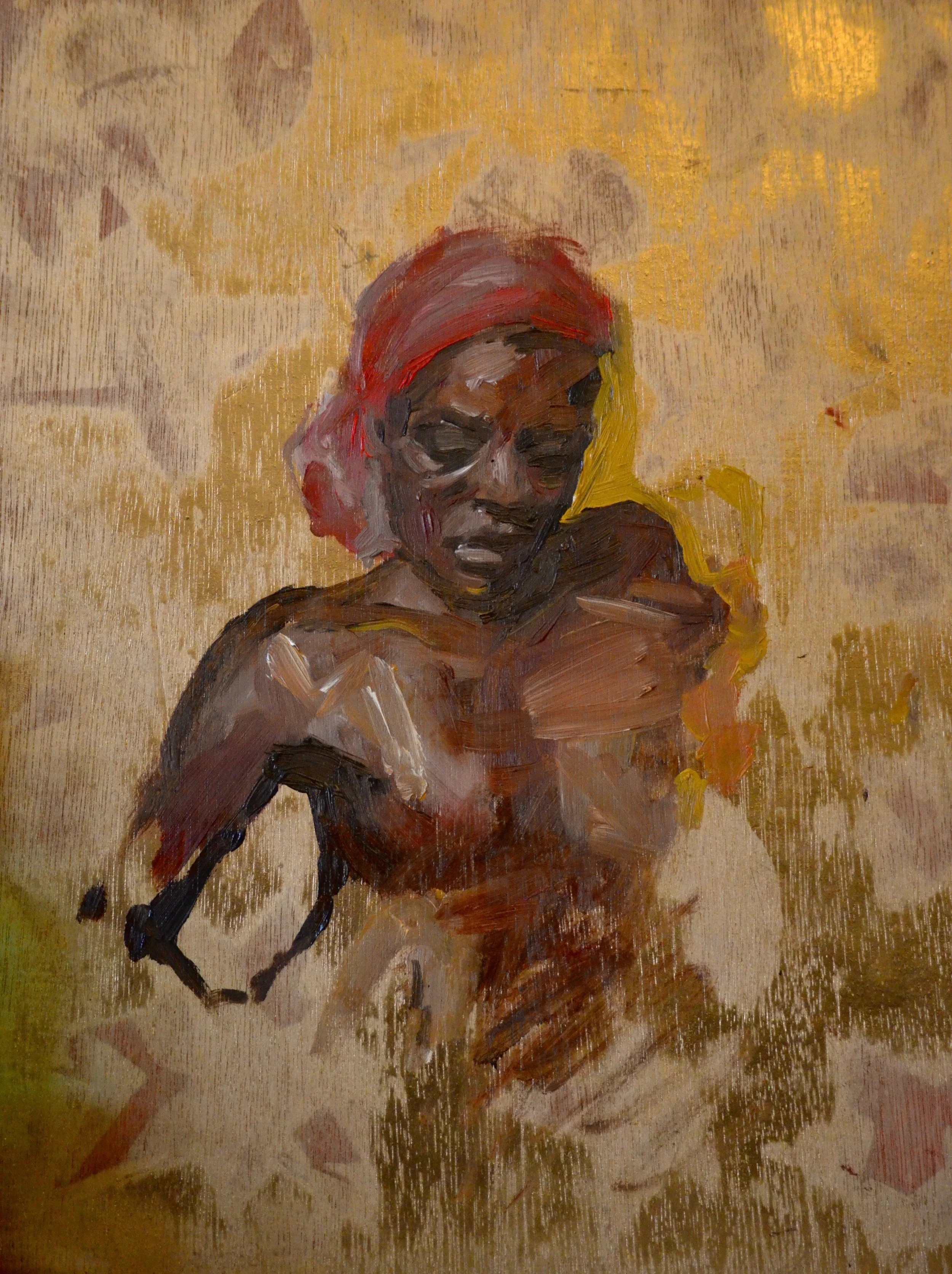 20minOilSketchFromLifeDrawingSession_30x30_OilPaintOnGoldPaintedBoard.jpg