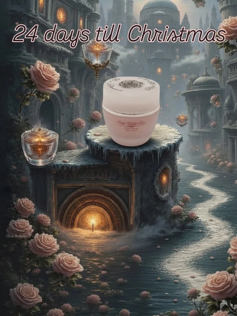 24 days until Christmas.
In a world of winter light and quiet magic, beauty finds its glow.
Our Old Garden Wild Rose Night Cream nourishes deeply, restores softness, and brings a touch of enchanted radiance to every December night.
A luxurious holida