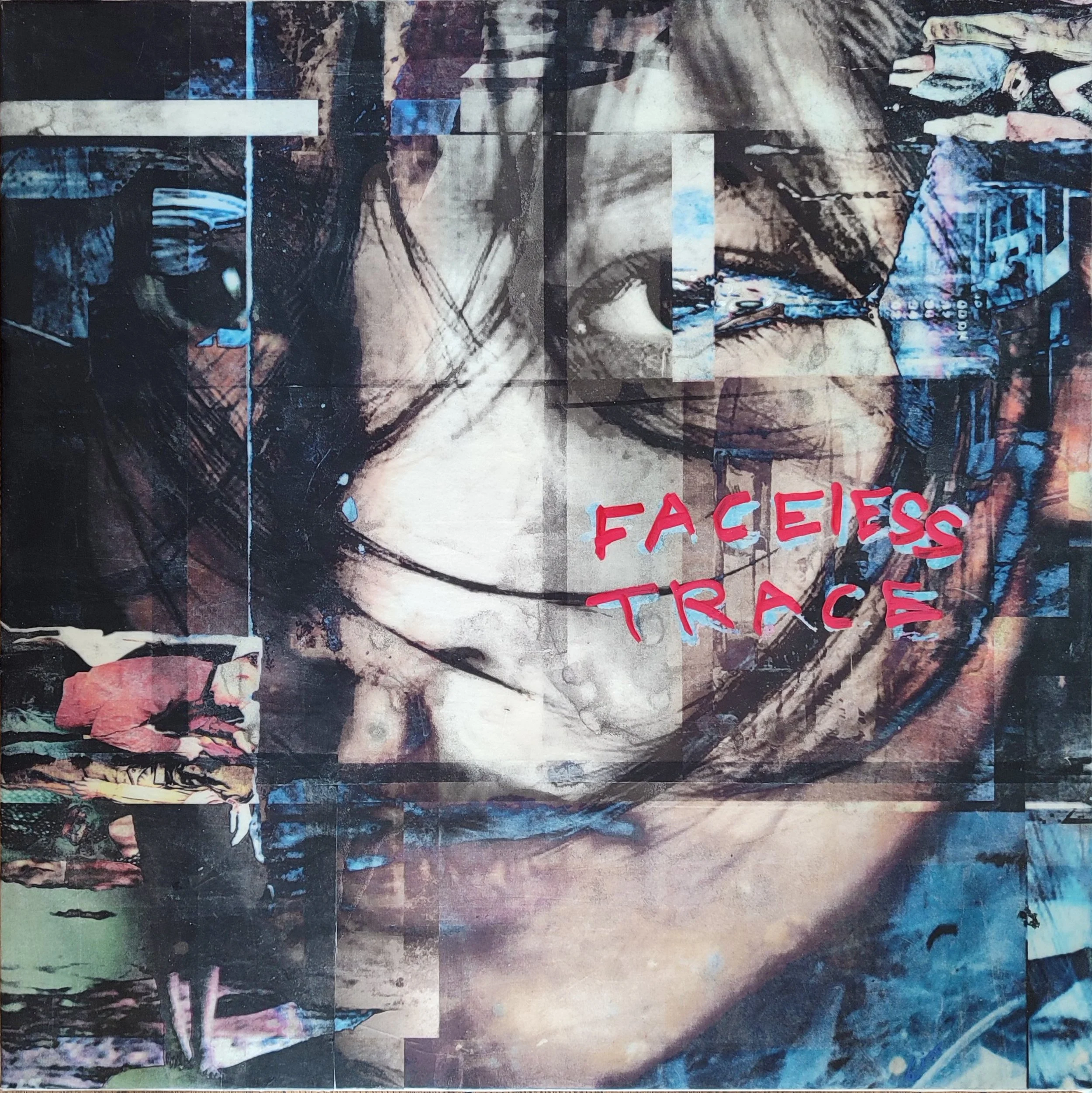 "Moby", 64x64cm, Mixed media on canvas.