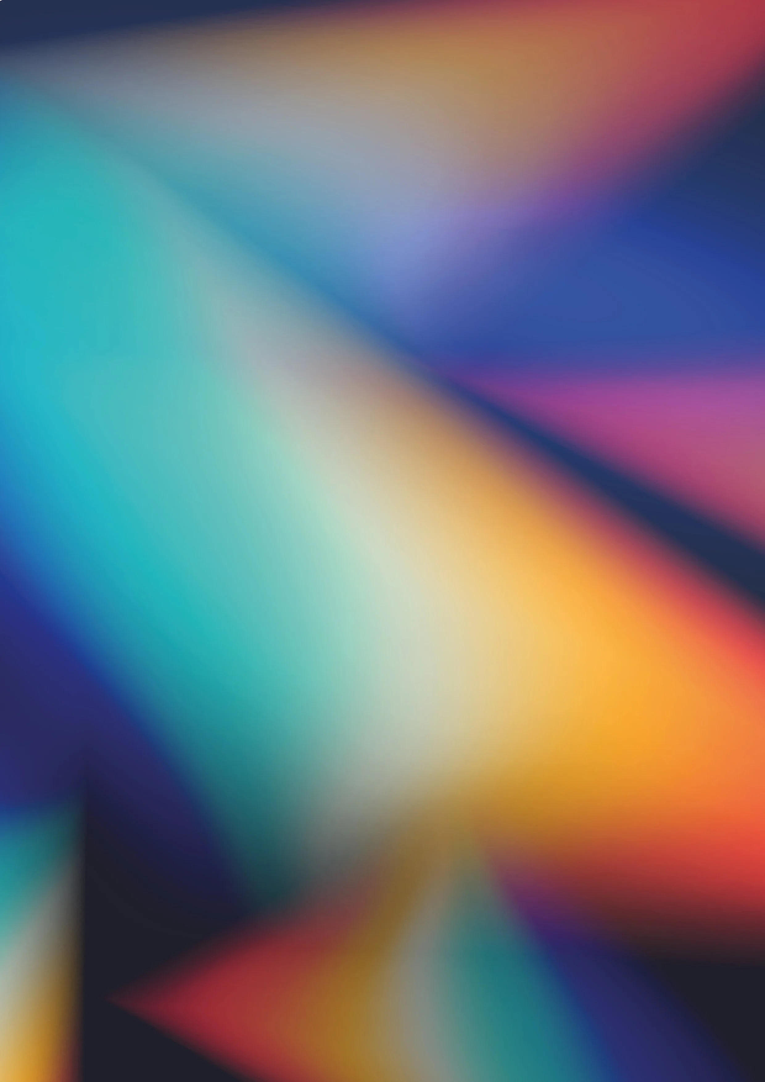 image floue avec des couleurs pastel et éclatantes, mélangeant des tons de bleu, violet, rose, jaune et orange.