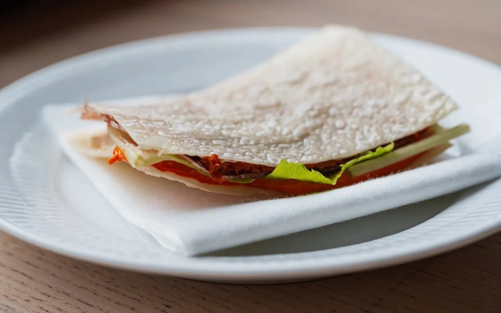  Sobrassada, Cured Pork Eye of Round, Lettuce, Pimentón, Horseradish, Mayo, Dumpling Wrapper 