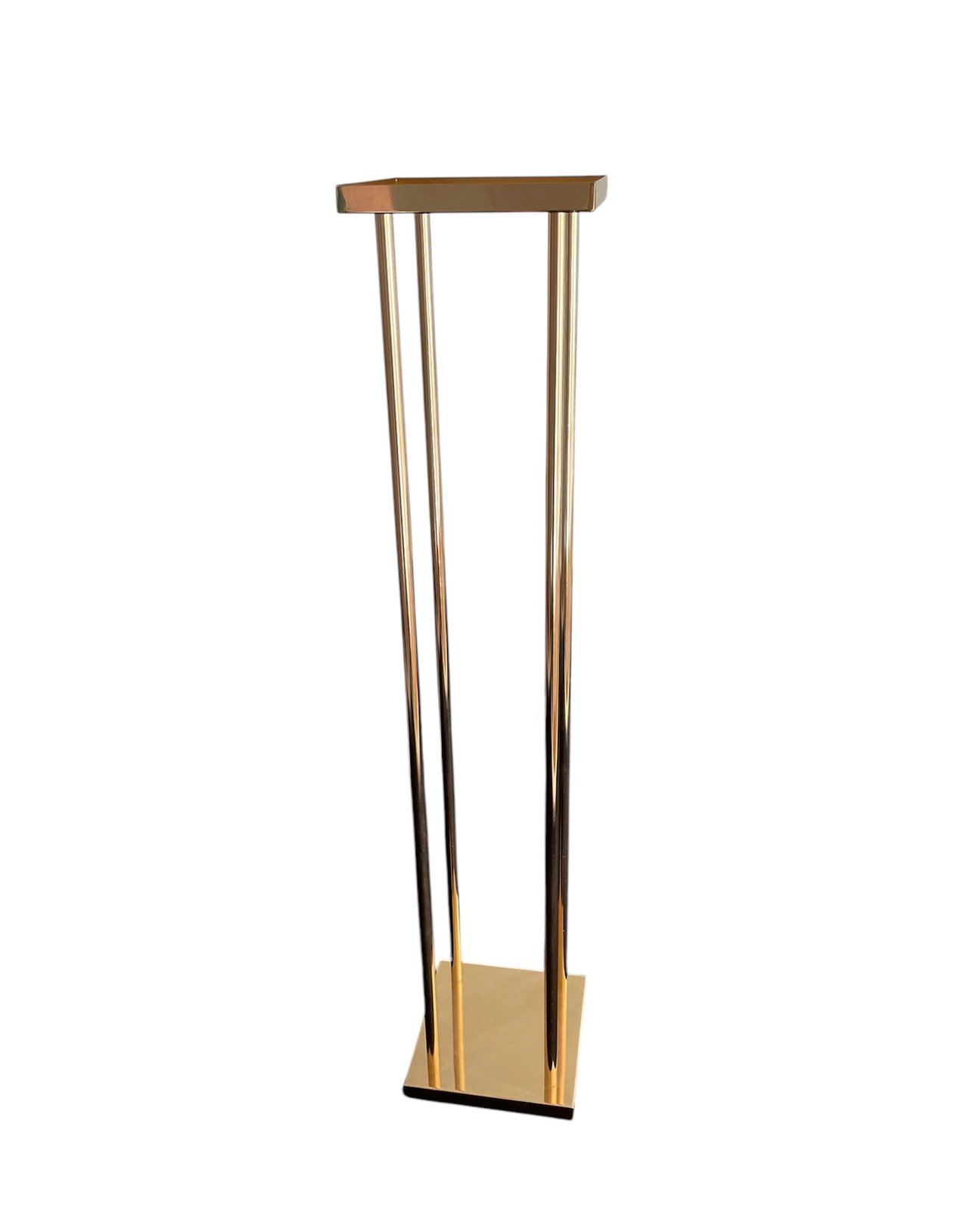 Gold flower stand