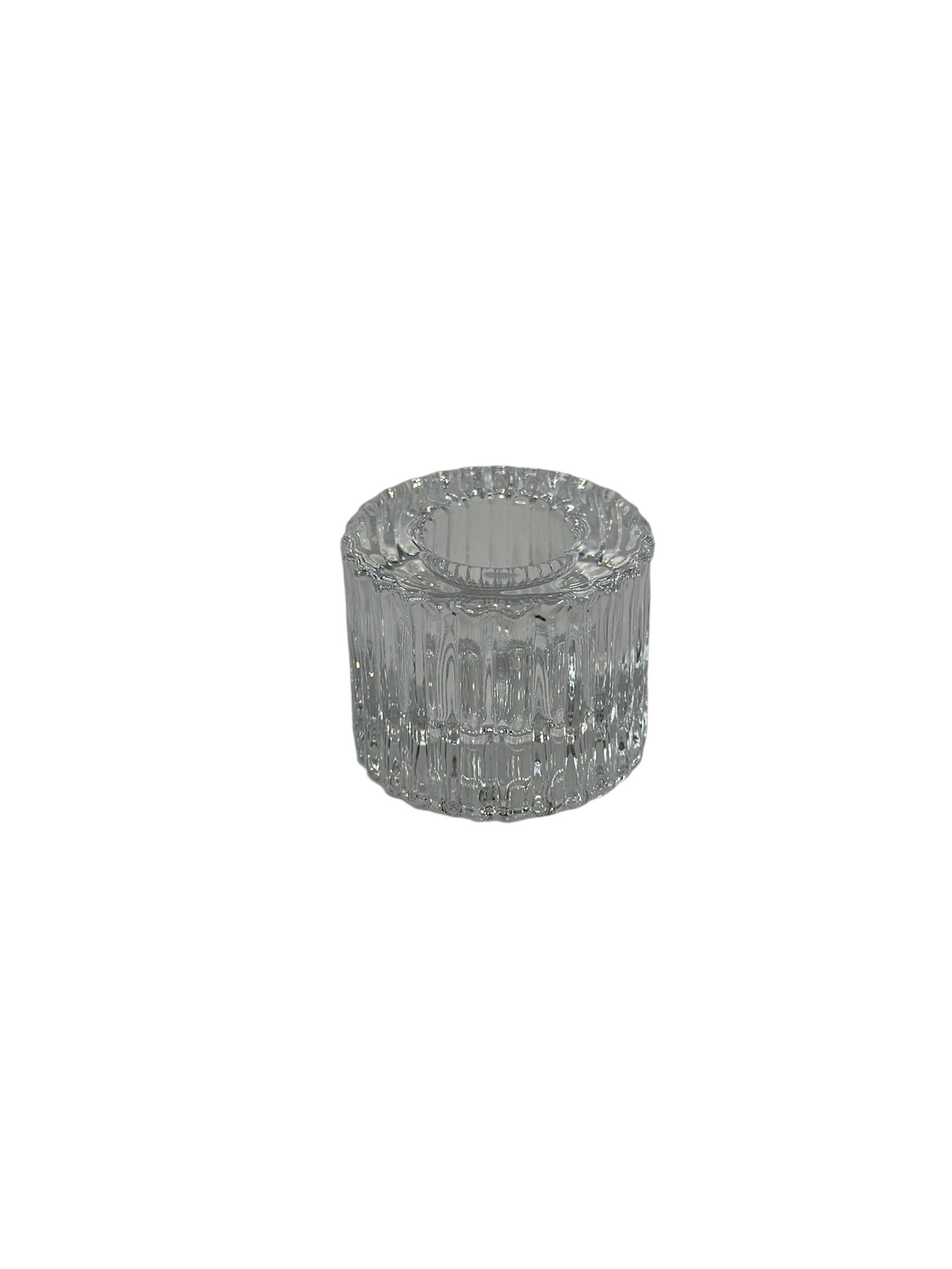 Glass Taper Candle Holder Small