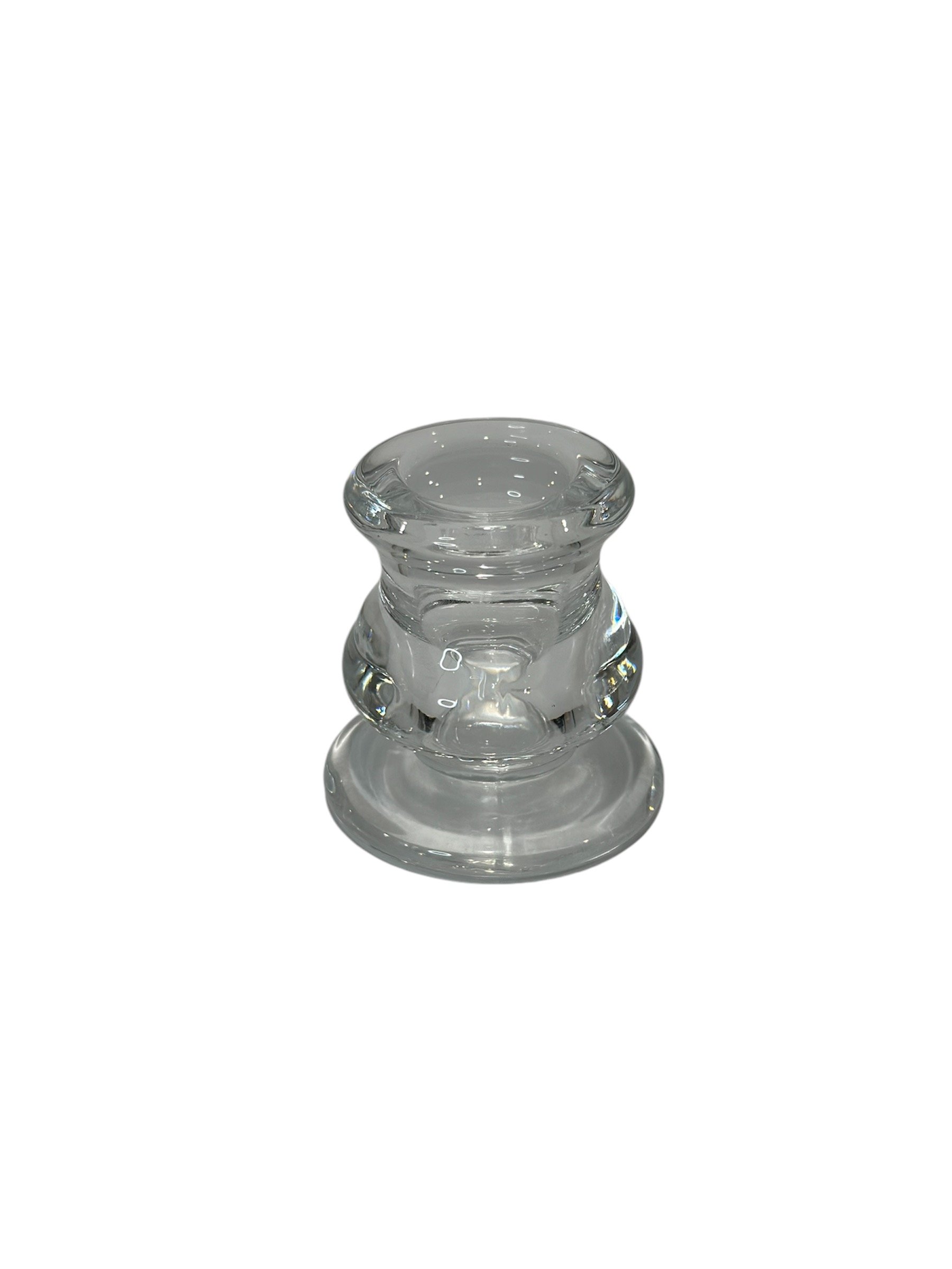 Glass Taper Candle Holder Small