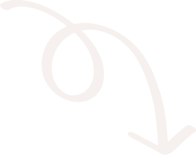 Curved arrow with a loop, pointing downward