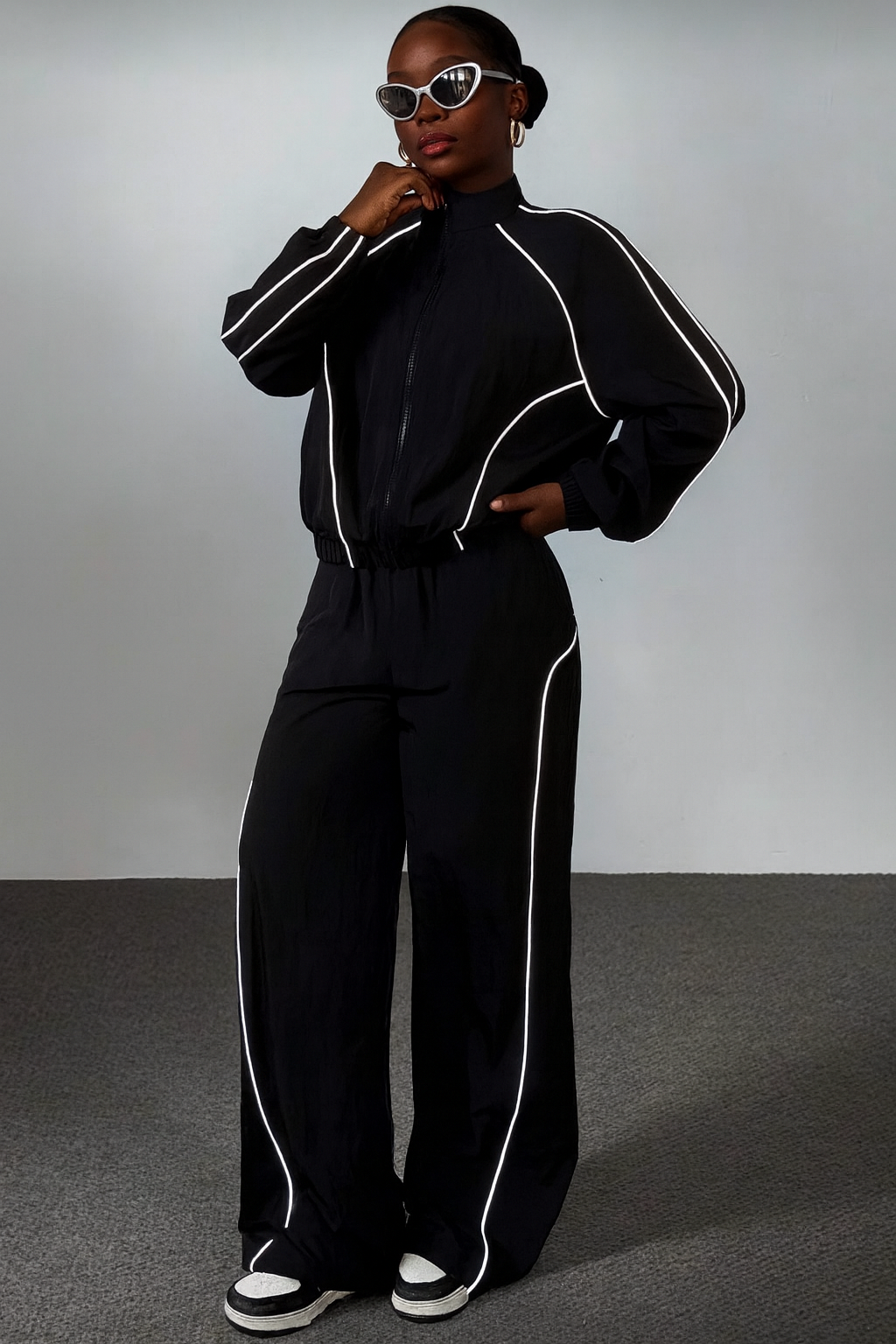 Raqn Diamonds Warm-Up Jacket & Pant Set
