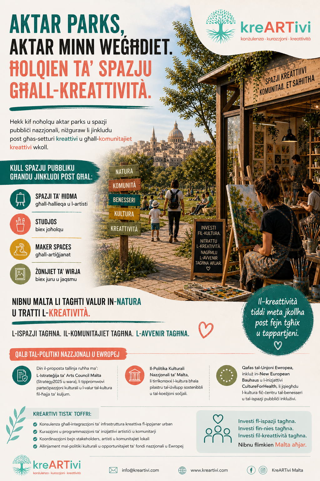 PROJECT PROPOSAL FOR PARKS MALTA