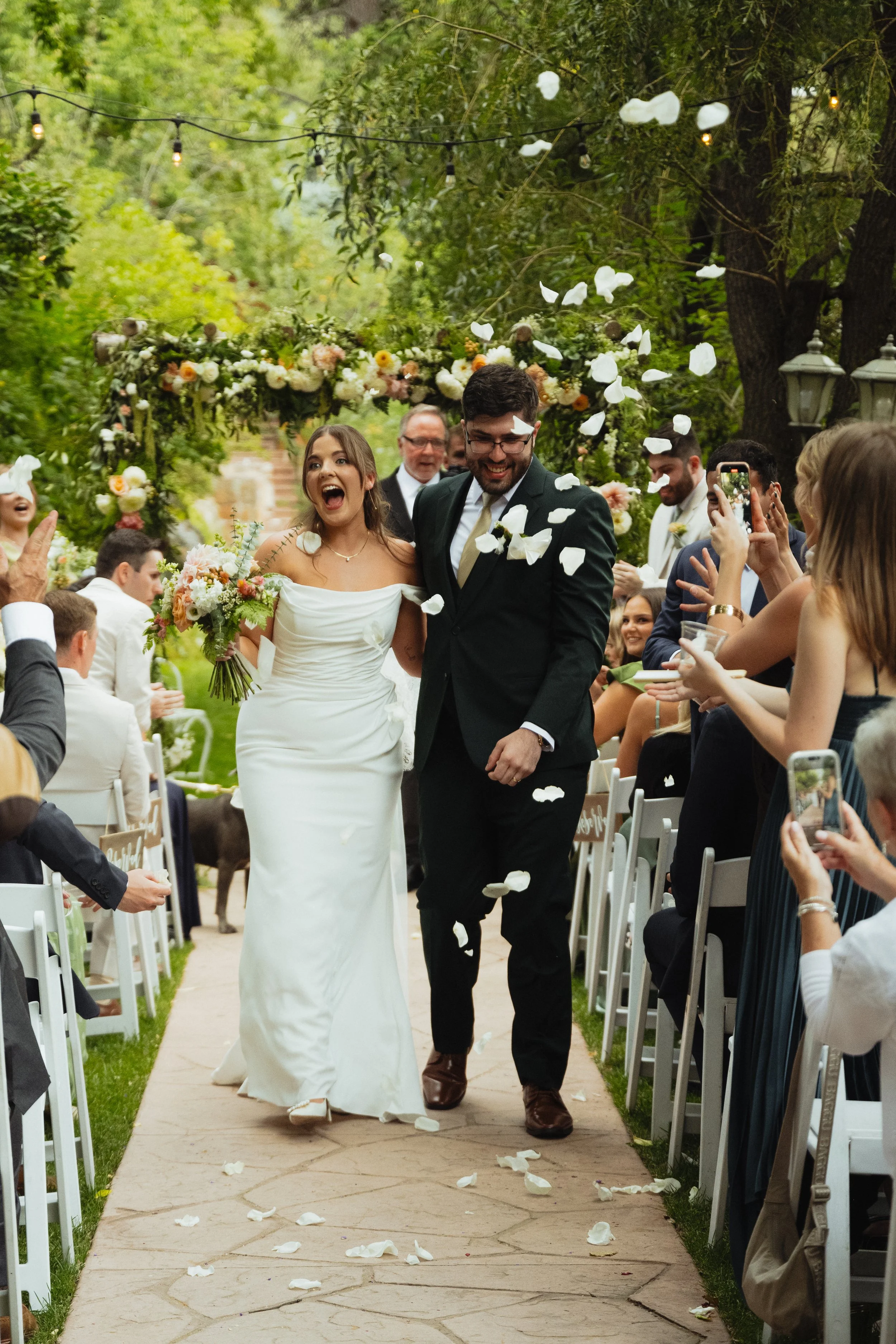 The most beautiful wedding ceremony at Boulder Creek by Wedgewood.