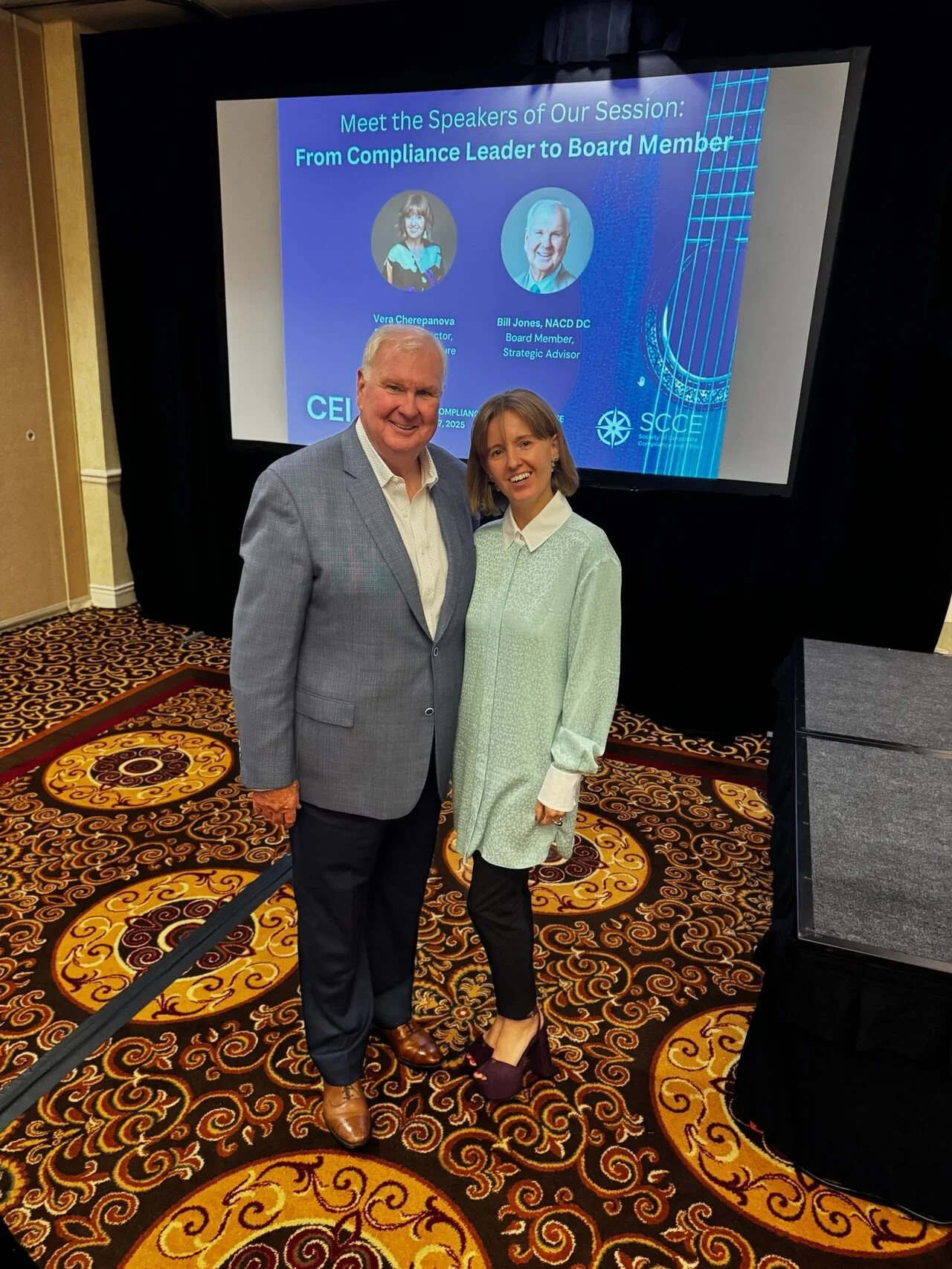 Interviewing William "Bill" Jones, NACD.DC, at the "From Compliance Leader to Board Member," SCCE Annual Institute 2025