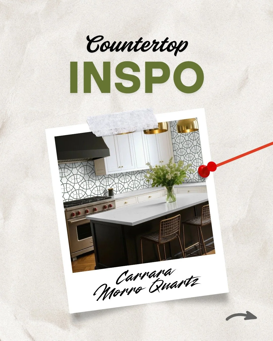 Countertop Inspo: Carrara Morro Quartz

Planning a kitchen project?
Call: (501) 623-1800

#quartz #quartzcountertops #countertops #countertop #countertopinspo #kitchendesign #kitchen #kitchentrends #hotsprings #hotspringsar #hotspringsarkansas #peter