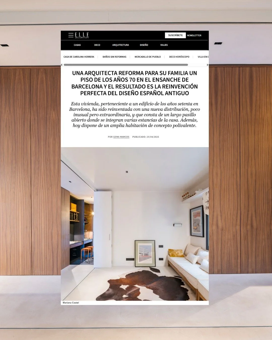 STUDIO 88 | Featured in ELLE Decoration

Hay proyectos que inevitablemente hablan de ti.

Esta casa ha sido una oportunidad para explorar ideas, materiales y redibujar l&iacute;mites; arriesgar y construir como nos gusta vivir, desde un enfoque mucho