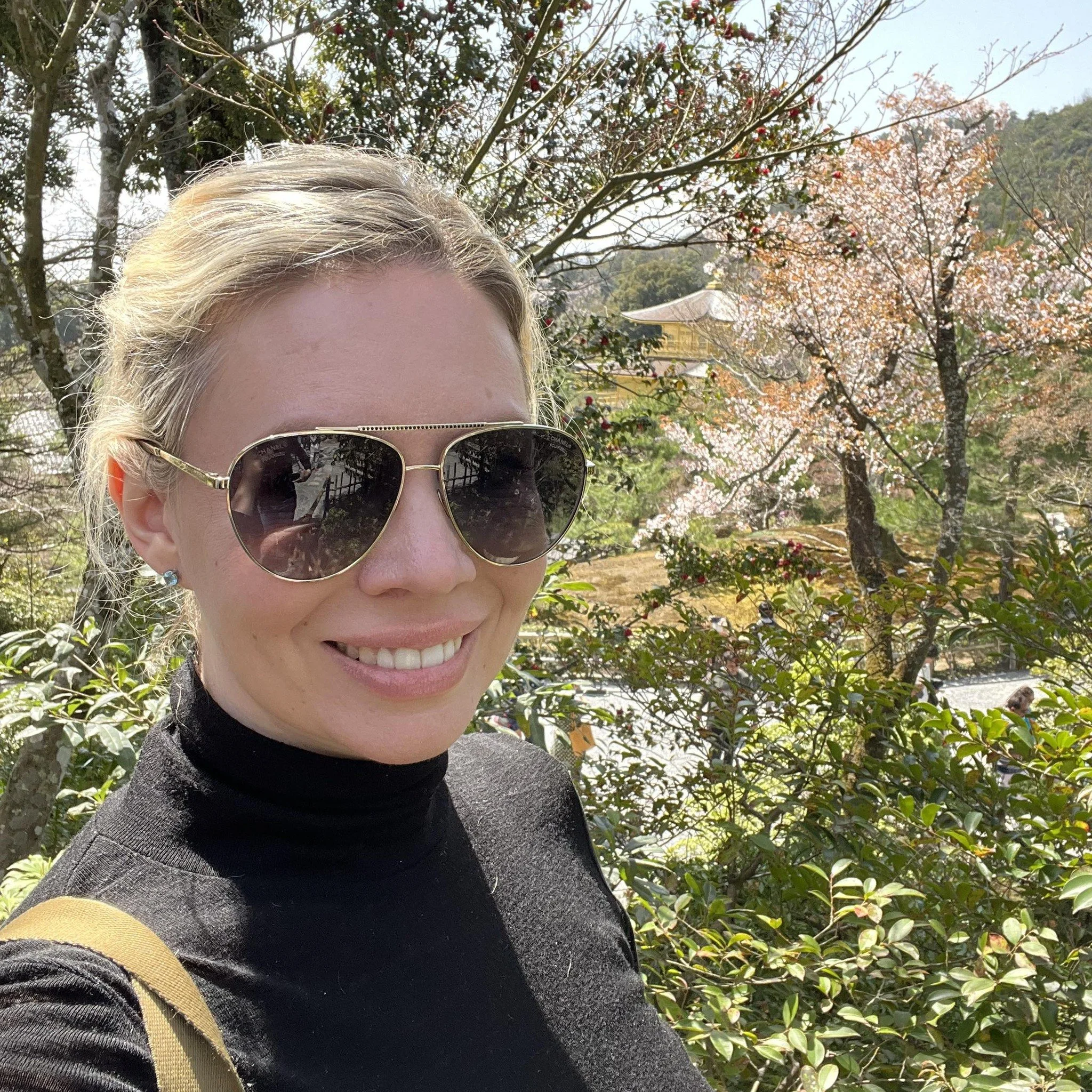 Megan on set in Kyoto, Japan.