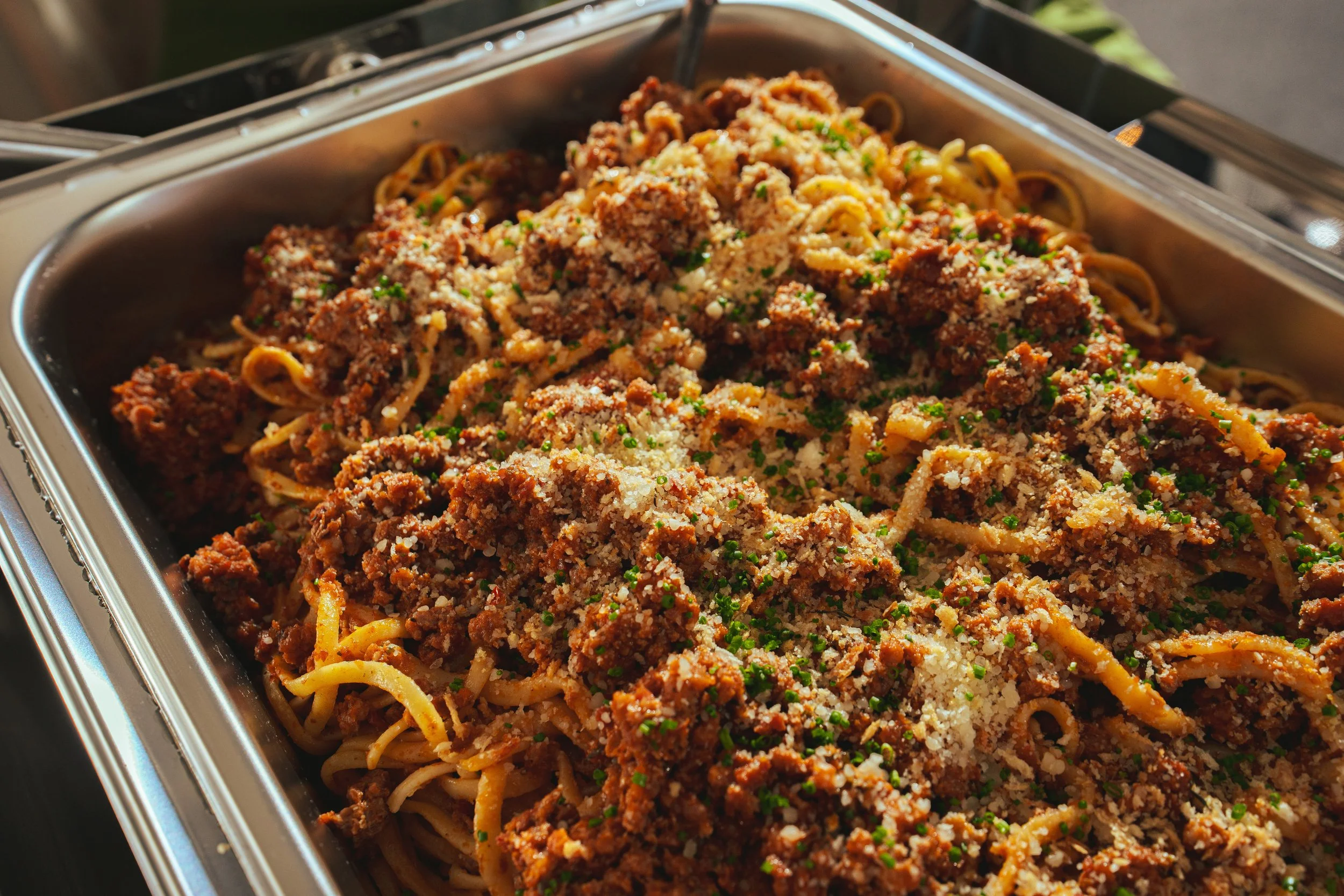 Housemade Italian pasta from Elisabetta catering