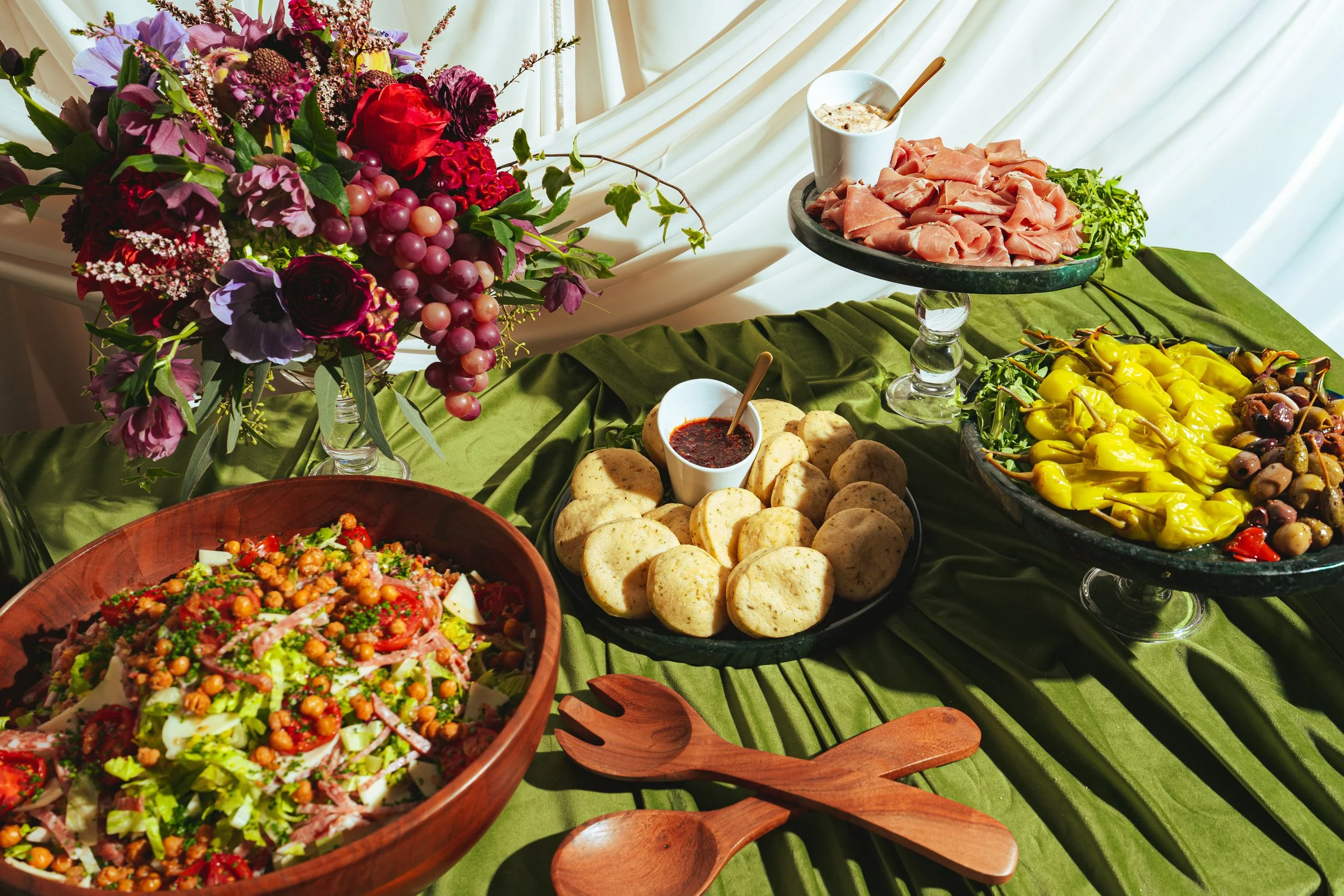 Italian charcuterie from Elisabetta catering in Oklahoma City