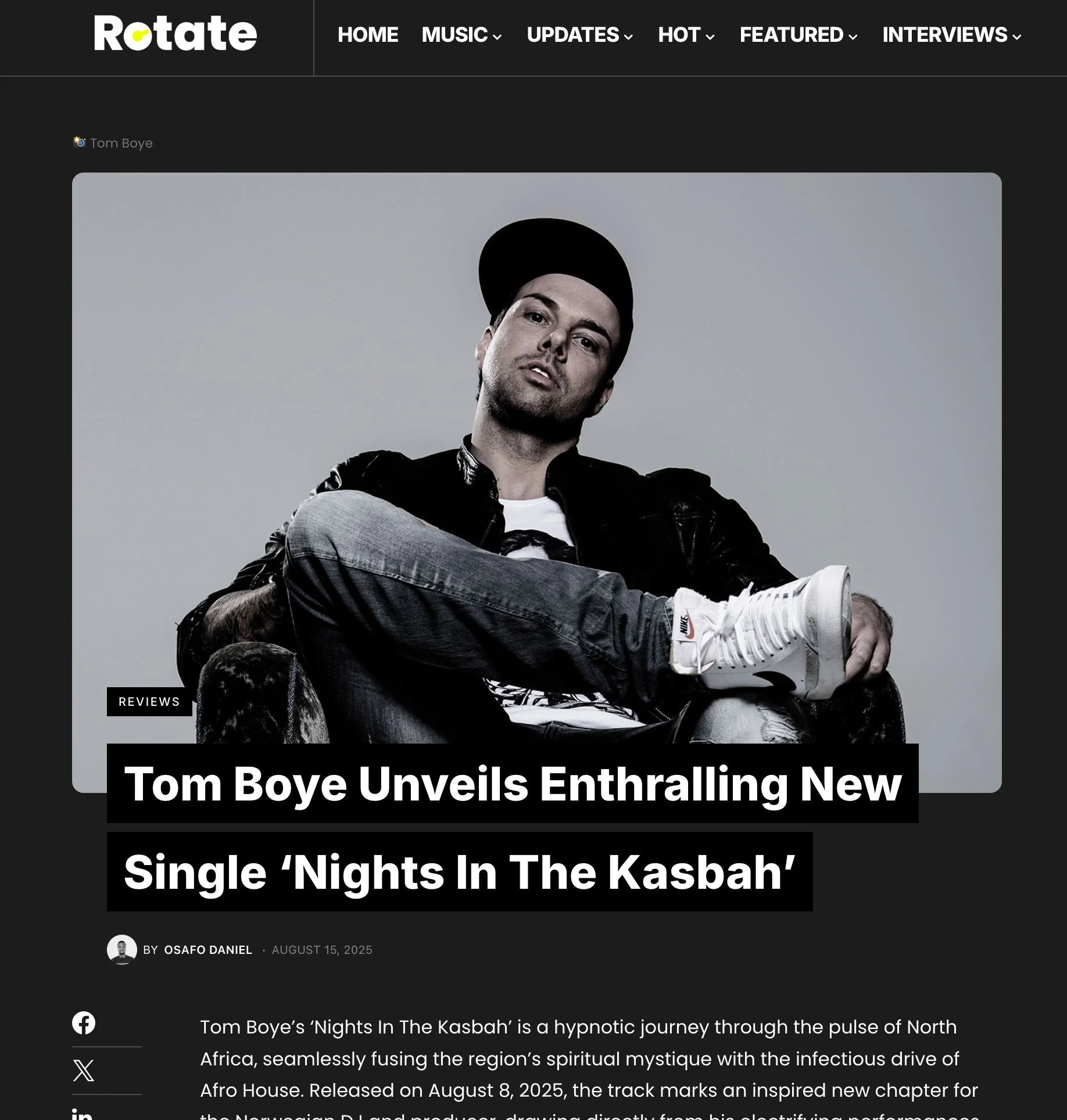 Nights In The Kasbah – featured in&nbsp;Rotate Magazine,&nbsp;EKM&nbsp;and&nbsp;Hammarica!