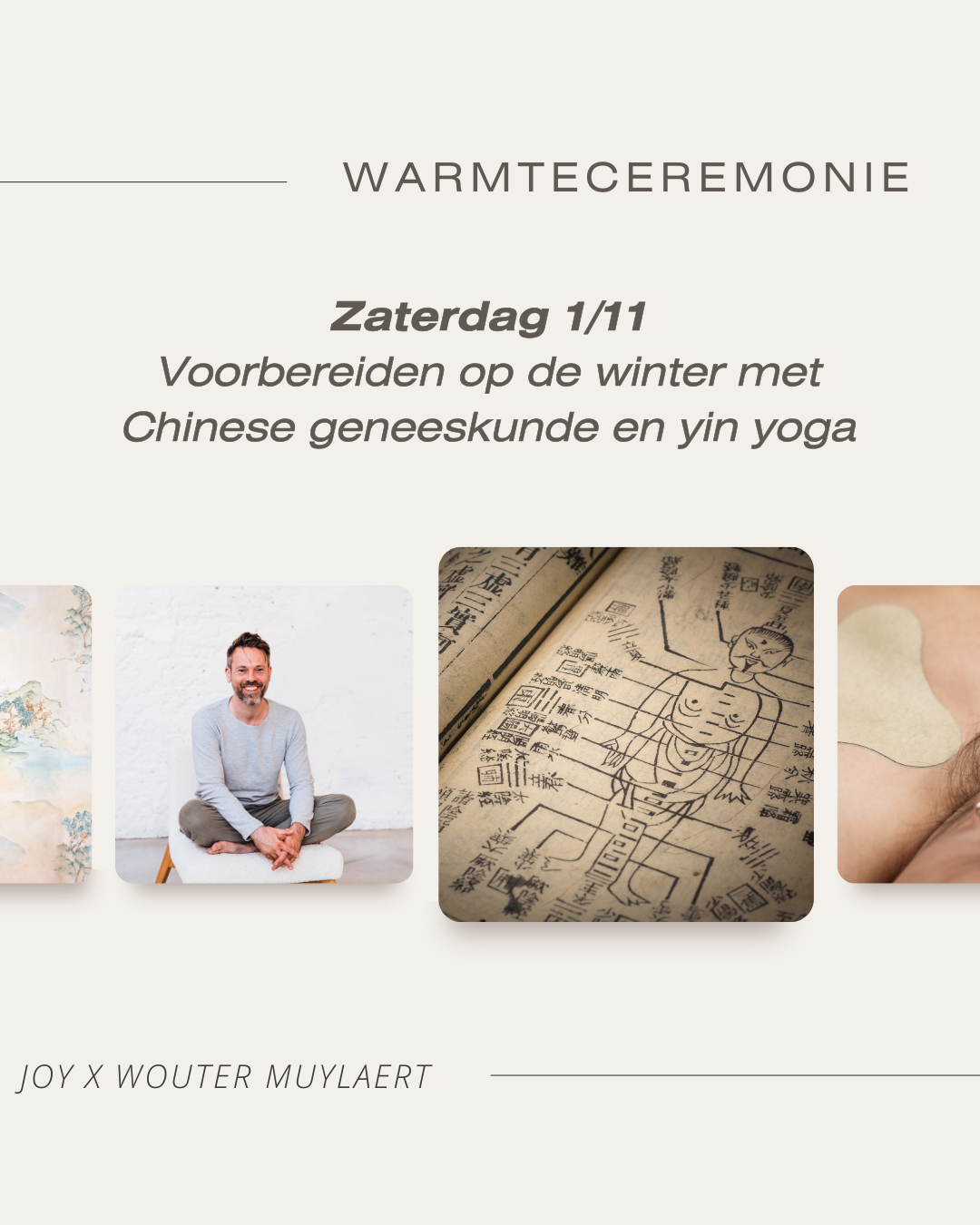 Warmteceremonie: Voorbereiden op de winter met Chinese Geneeskunde