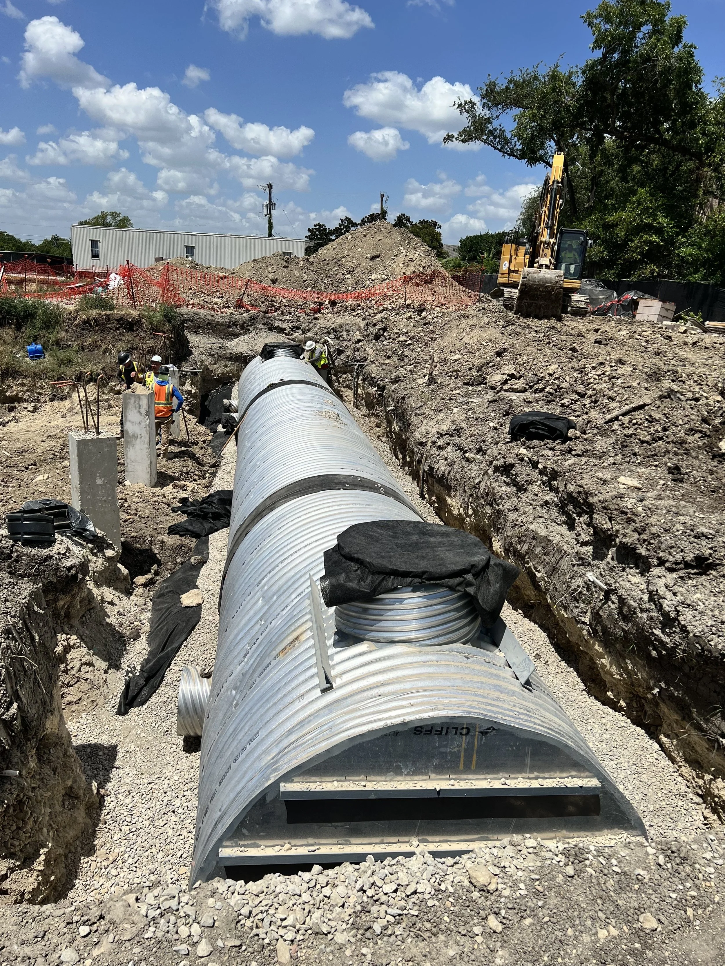Galvanized Cistern Installation