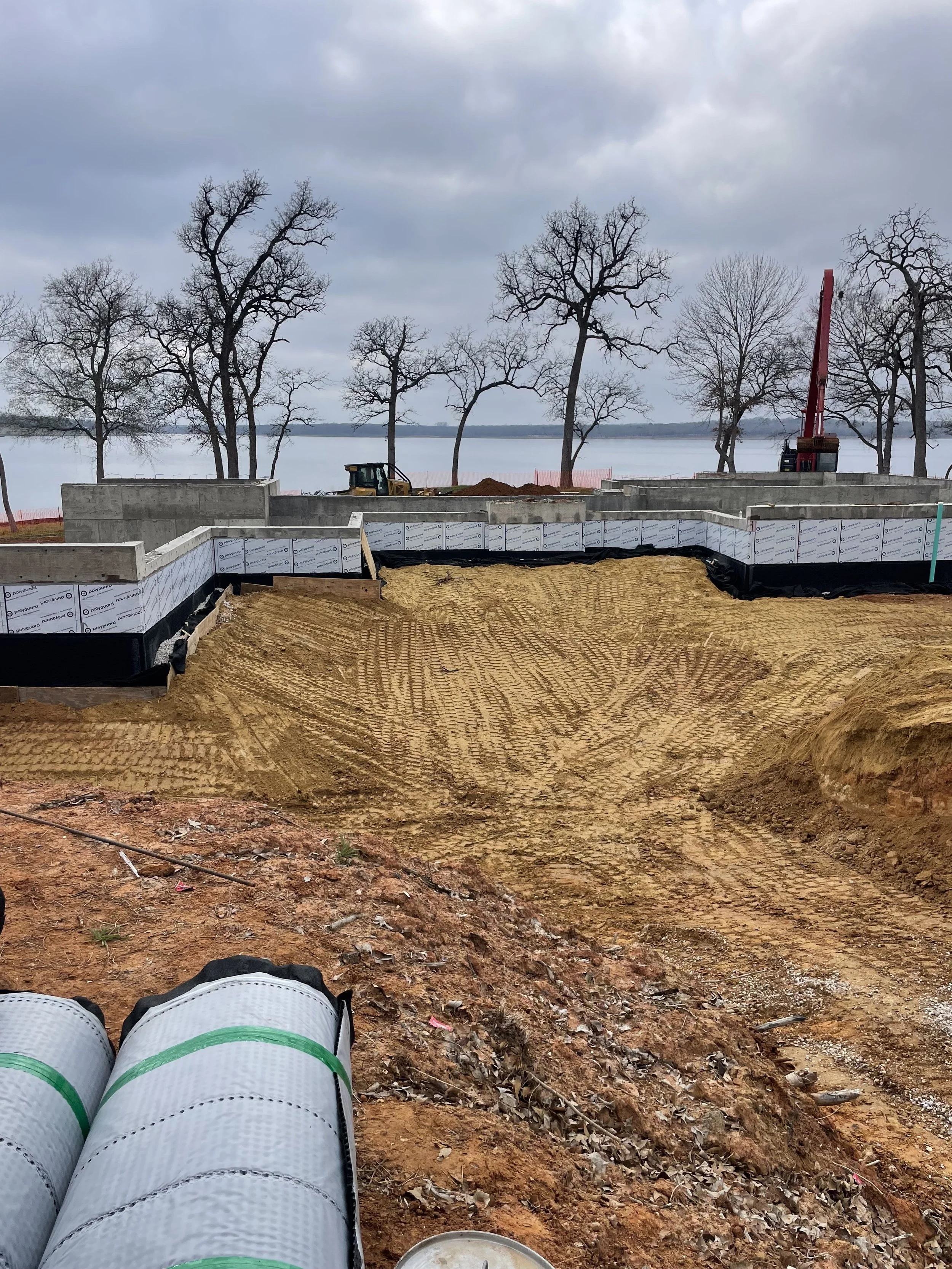 Basement Waterproofing and Drainage Install