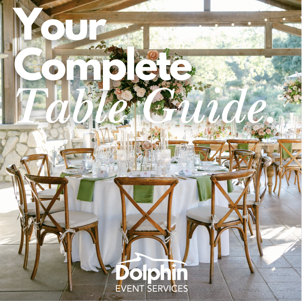 How to find the right table size for your next event.