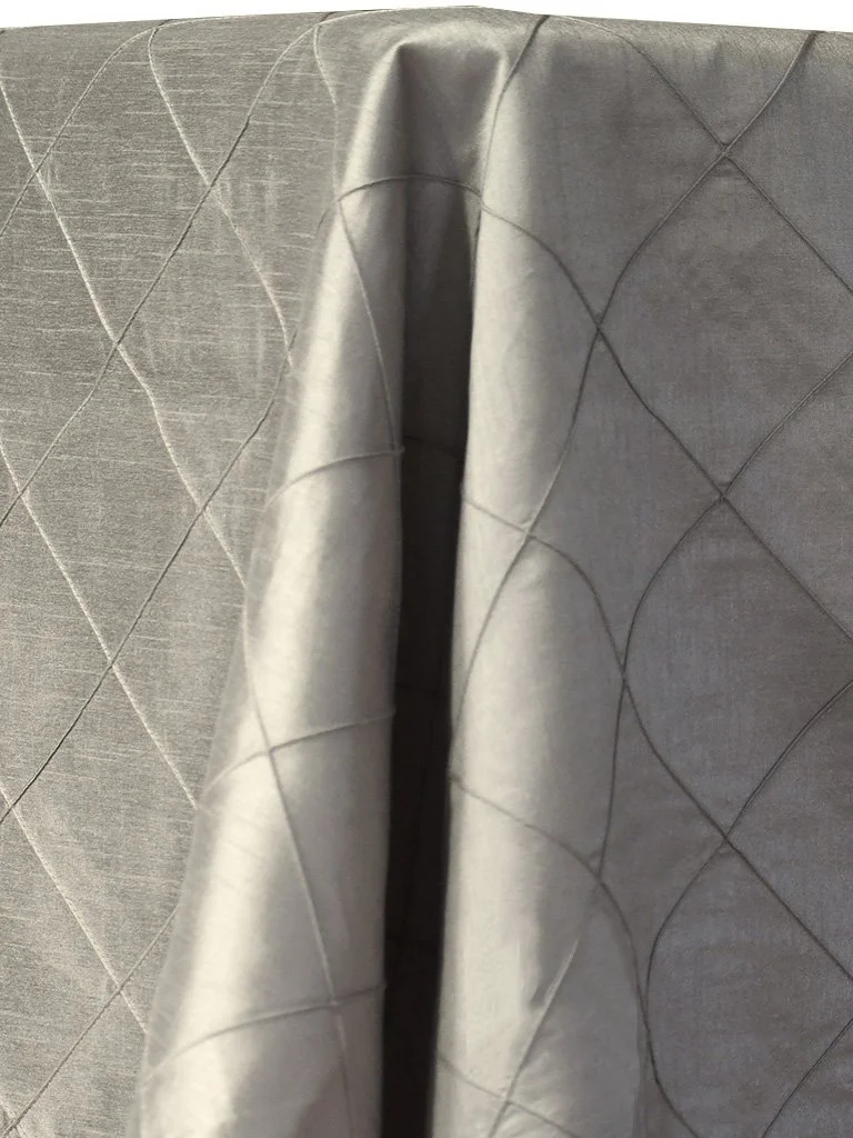 Pintuck Silver
