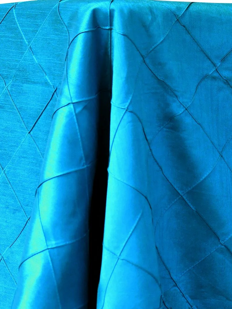 Pintuck Bermuda Blue