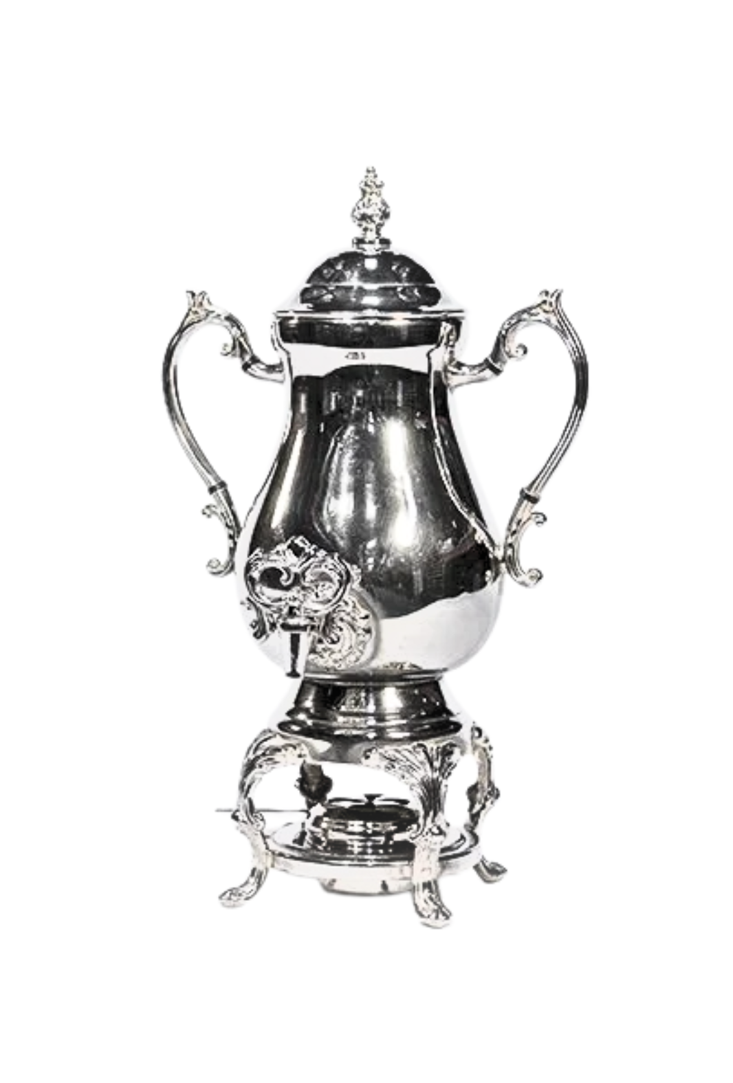 ELEGANT SILVER PLATED COFFEE URN
