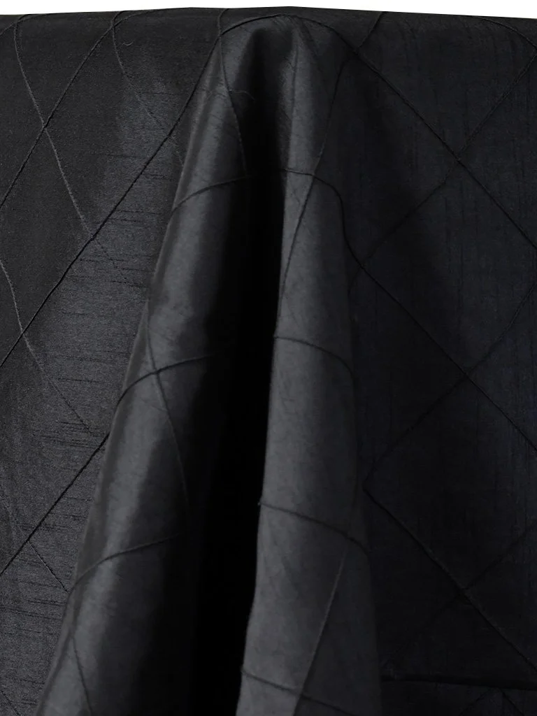 Pintuck Black