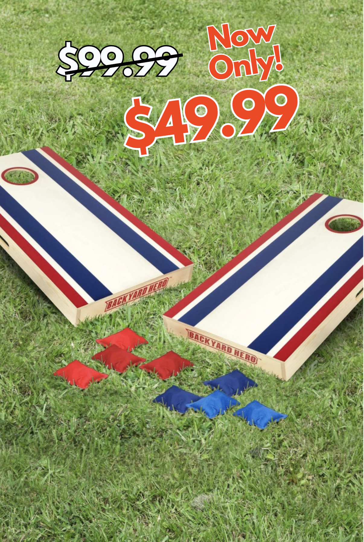 'NEW ITEM' USA-Themed CORNHOLE GAME SET