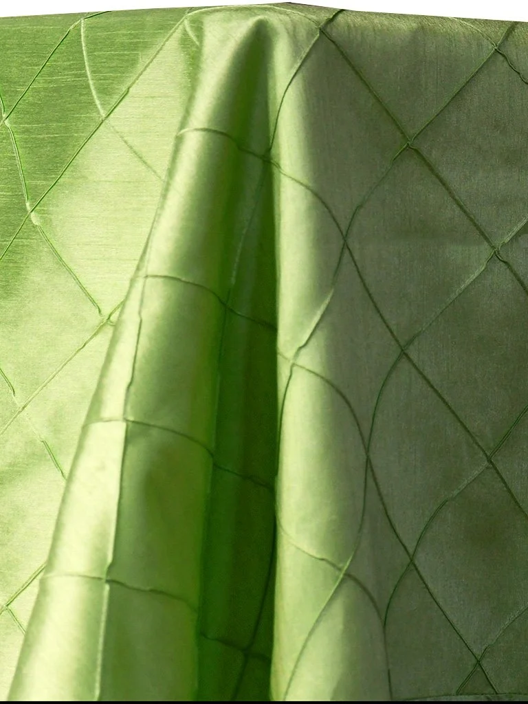 Pintuck Apple Green