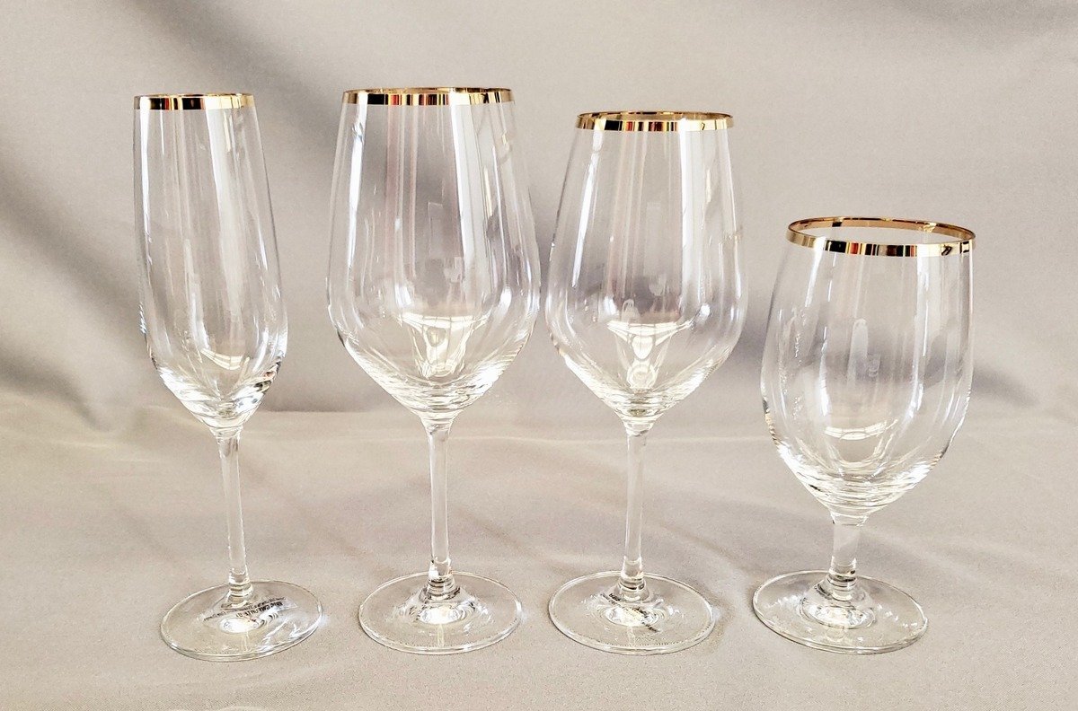 'LIMITED SUPPLY' GOLD RIM CRYSTAL BY SCHOTT ZWIESEL TRITAN.jpg