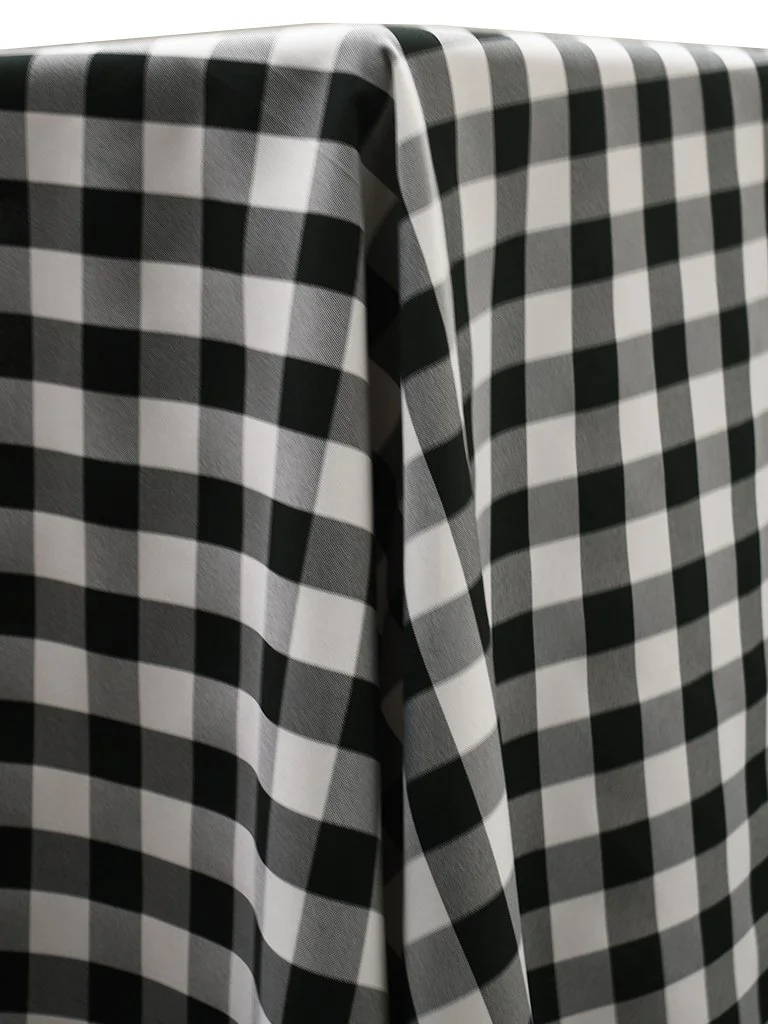 Plain Check Black