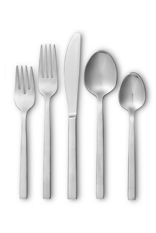 'NEW ITEM' AREZZO BRUSHED STAINLESS FLATWARE