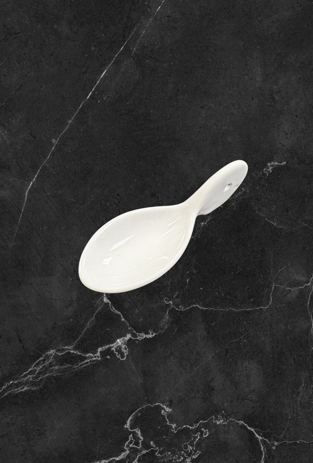 4" PORCELAIN TASTING SPOONS
