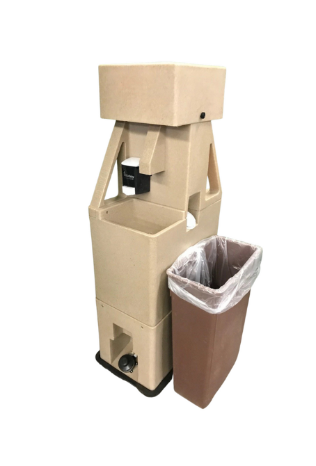 DUEL HAND WASHING STATION/FILLED