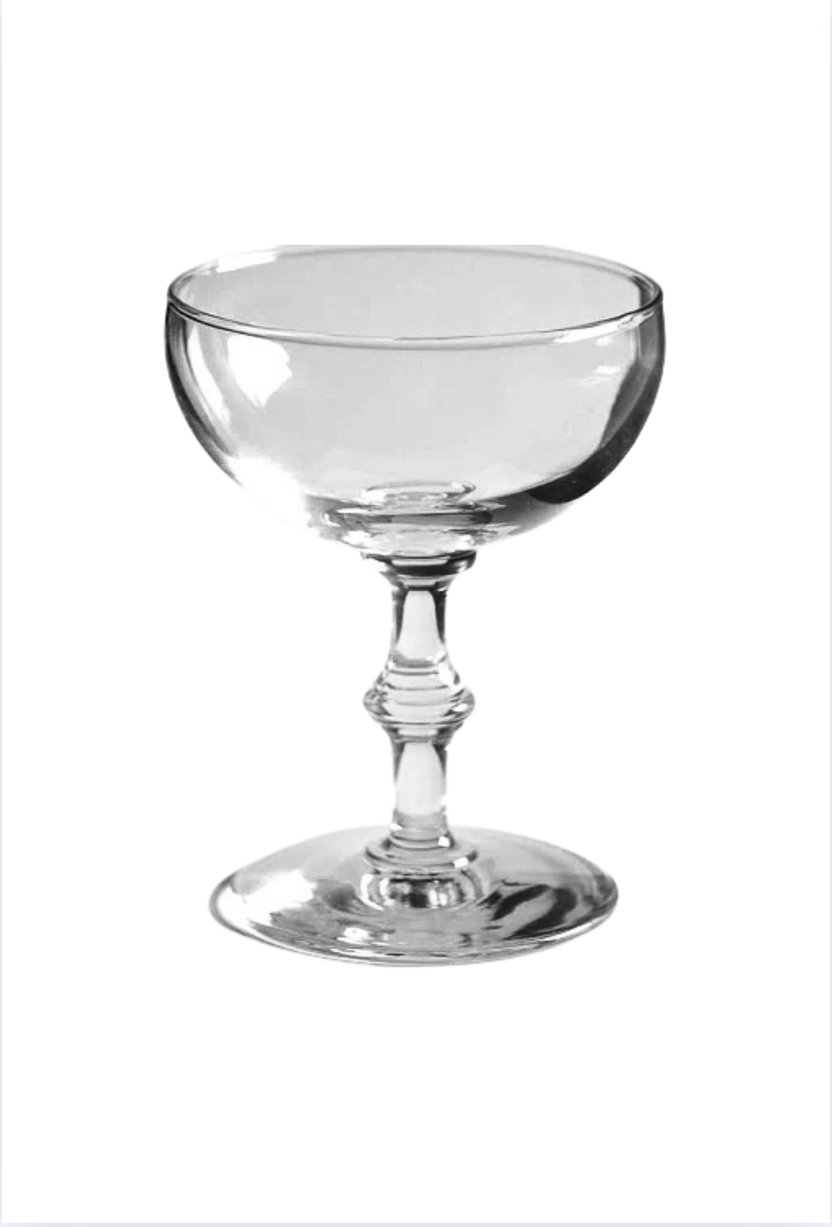 COUPE CHAMPAGNE W / NUTSTEM (5 oz.)