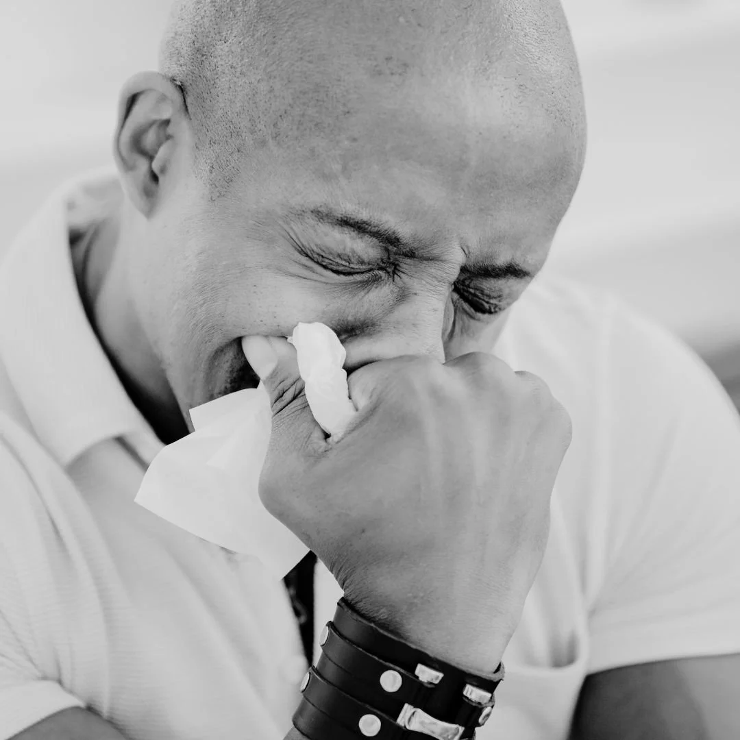 man crying-self harm