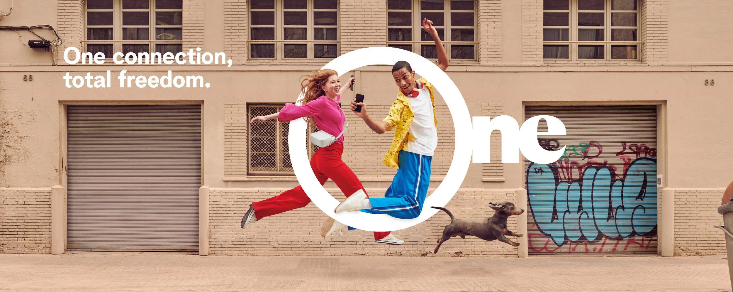 Telenet Mechelen One Connection Total Freedom campaign