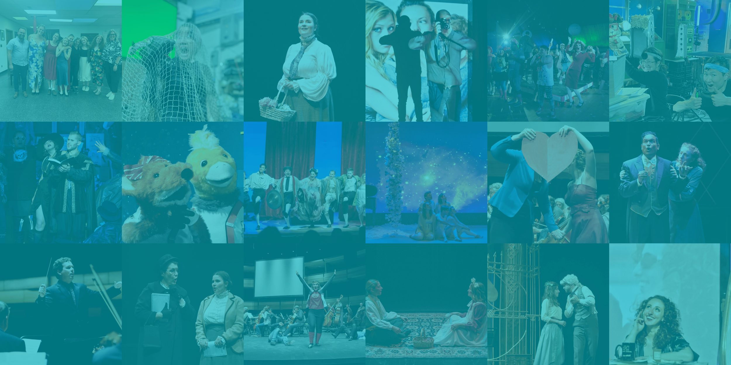 Collage of opera scenes with the phrase 'Opera 5 Opera that makes Sense' in the center.