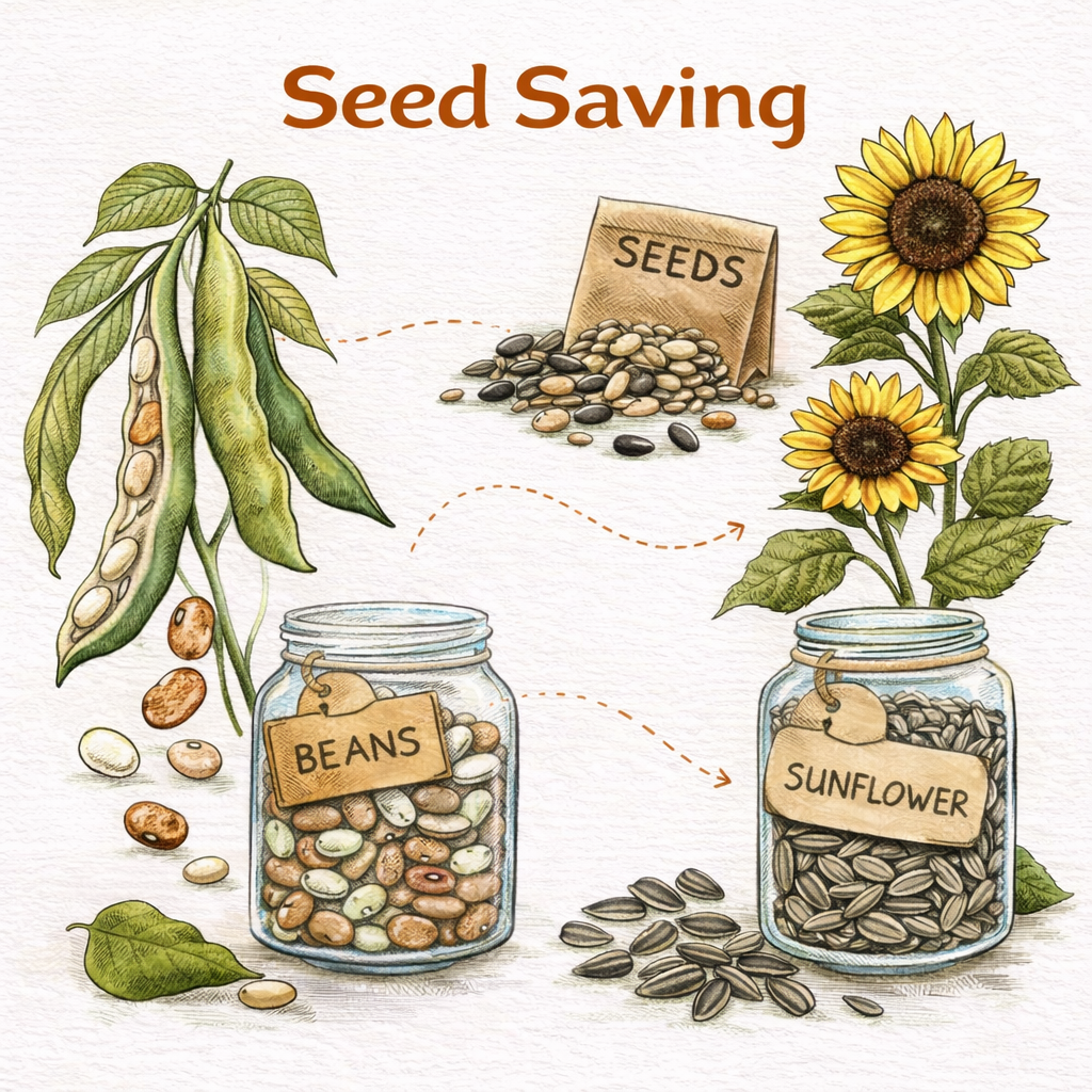 Seed saving and food preserving