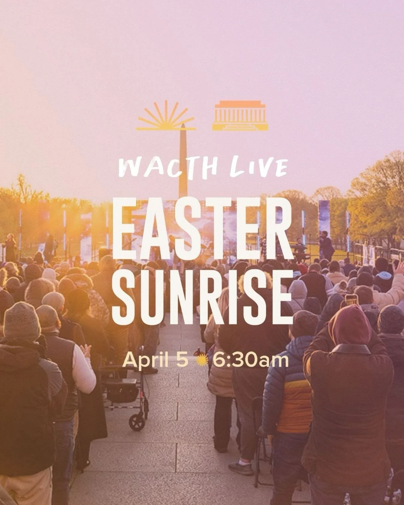 We are HOURS away from the unforgettable experience that is Easter Sunrise at the Lincoln Memorial!

Can&rsquo;t make it in person? Watch LIVE online or on TV tomorrow at 6:30am ET: 

👉live.national.cc
👉youtube.com/nationalcommunitychurch
👉CBN New