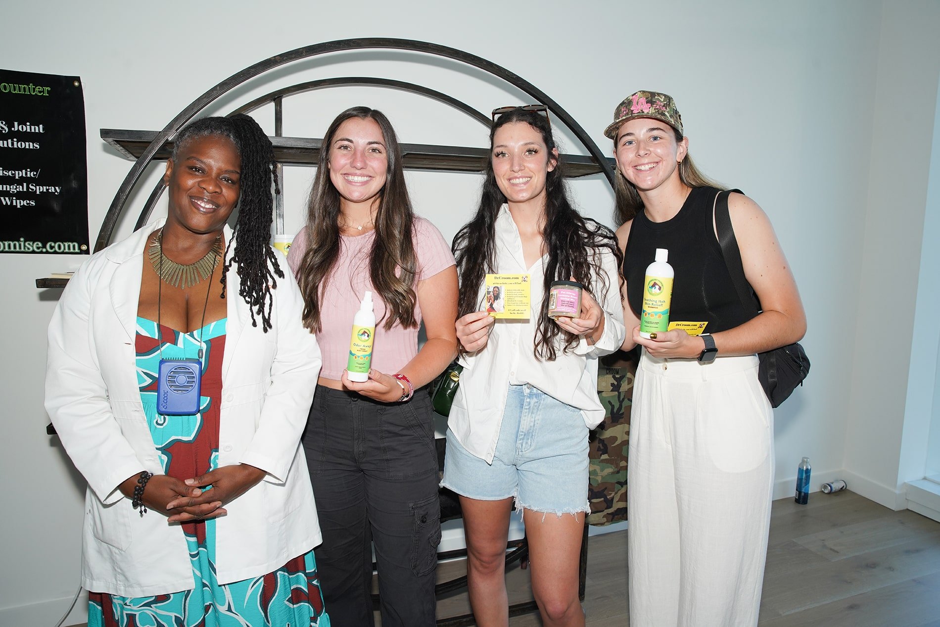 Dr. Croom at the ESPYs with WNBA players