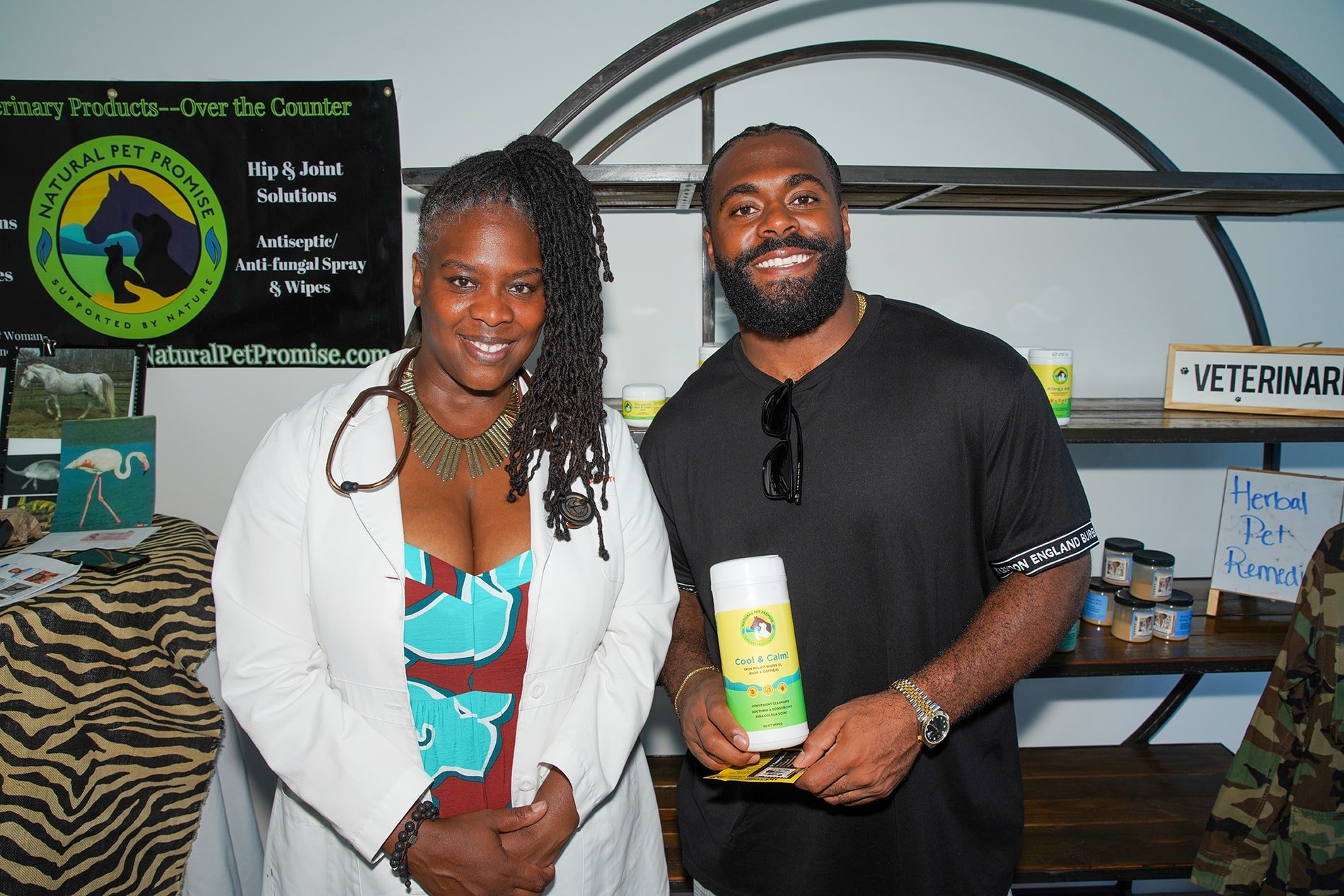 Dr. Croom with Trevor Baptiste at the ESPYs