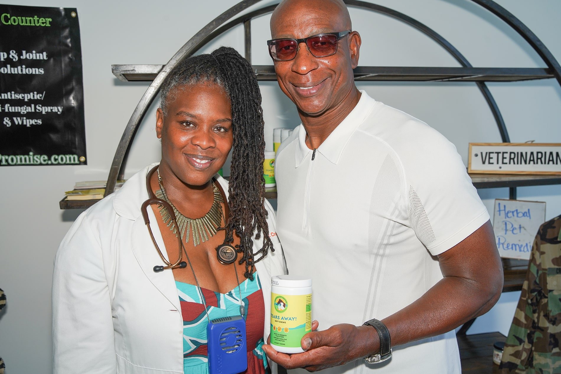 Dr. Croom and Eric Dickerson at the ESPYs