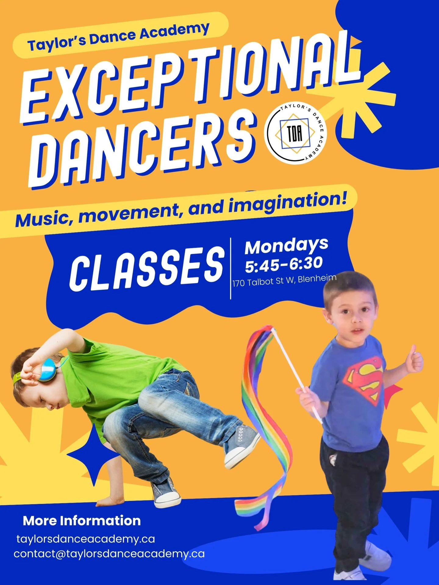 We&rsquo;re so excited to be offering a new class for the new year! Introducing Exceptional Dancers - a joyful creative class focused on music, movement, and imagination. Working on building confidence, but most importantly, having fun! 💛✨🎉

📅 Mon