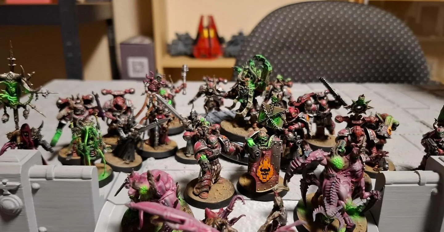 Diese Woche gab es Chaos Space Marines und Piraten.
.
.
.
#warhammer #rtc #tabletop #bushidorisensun #warmachine