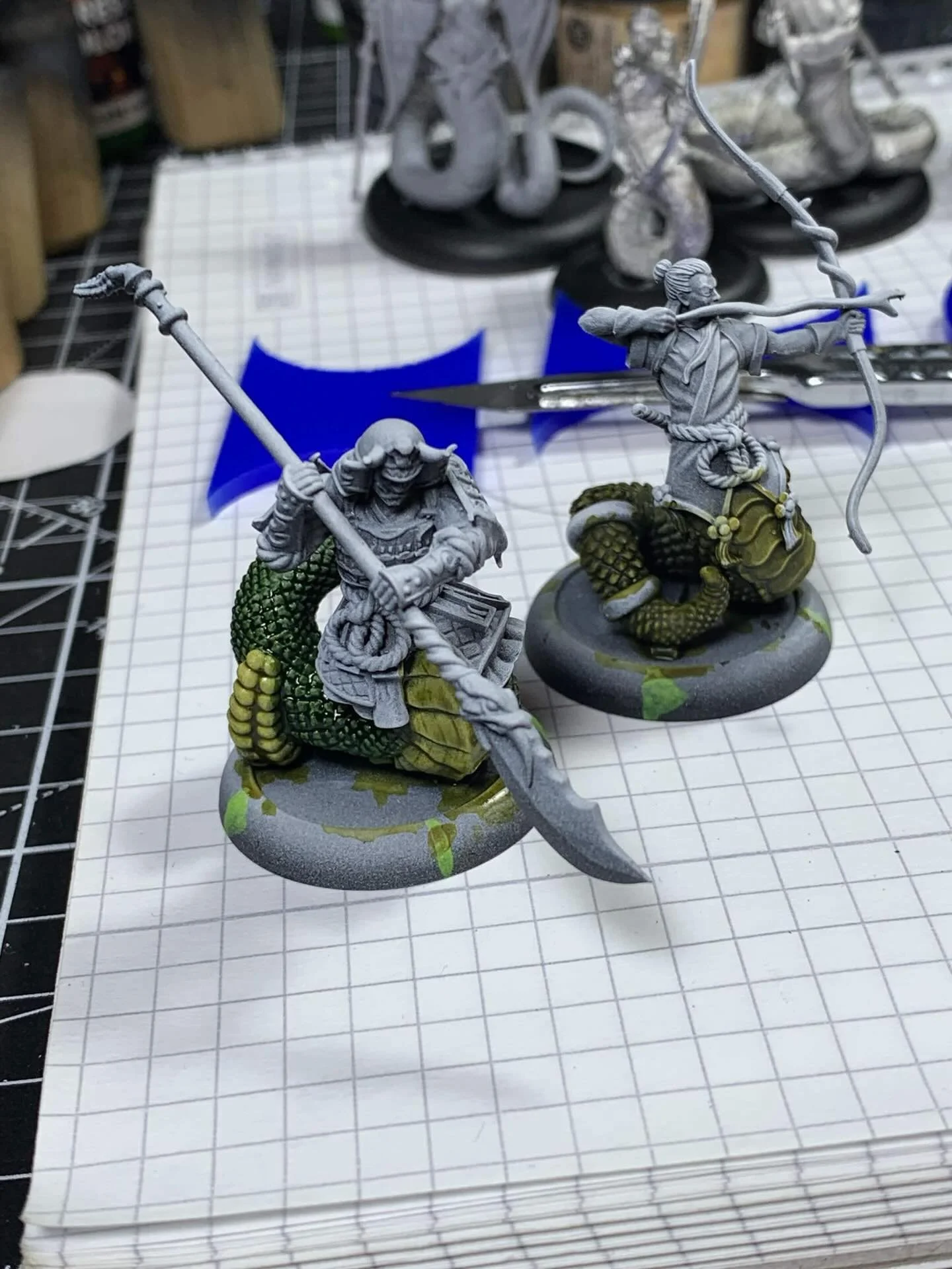 Diesen WIP-Wednesday gibt&rsquo;s wieder einen bunten Mix!
.
.
.
.
.
#warhammer #bushidorisensun #rtc #ageofsigmar #tabletop