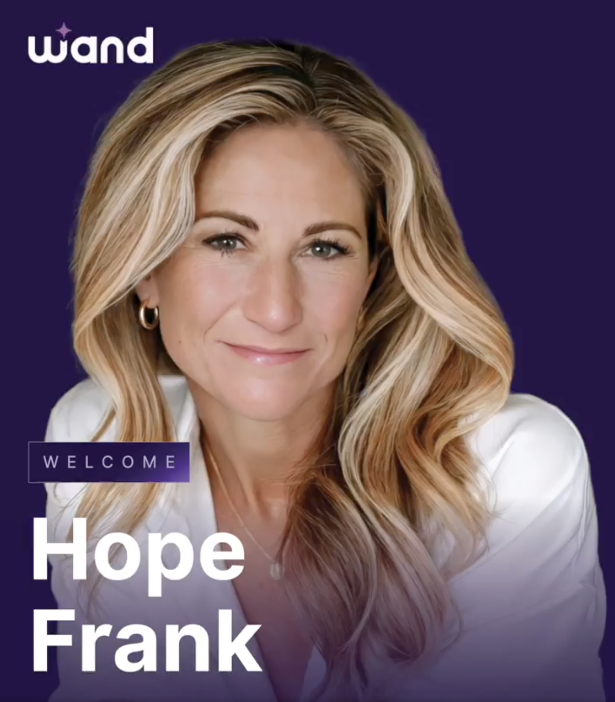 Hope Frank has joined Wand AI as Chief Marketing Officer.